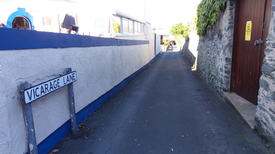 02. Looking down Vicarage Lane.